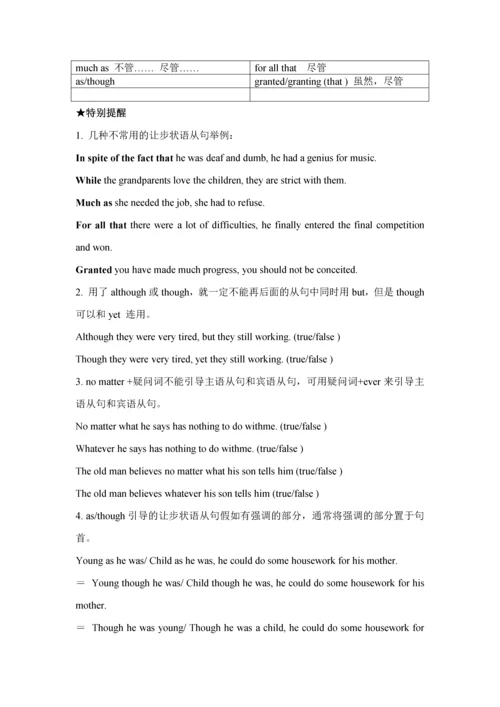 2023年专四常考语法点汇总.docx