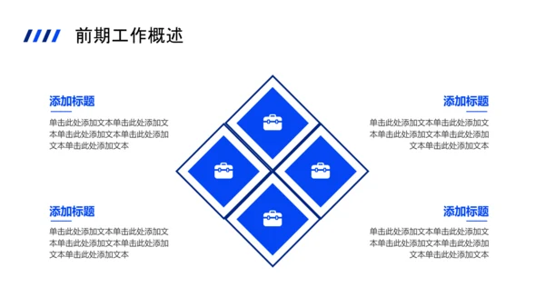 蓝色商务风工作总结汇报PPT模板