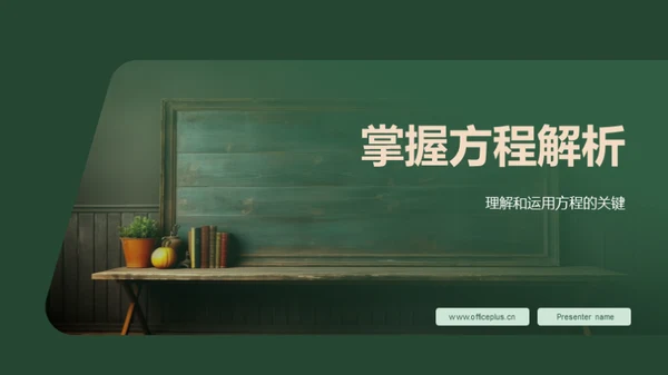 掌握方程解析