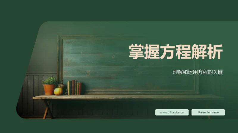 掌握方程解析