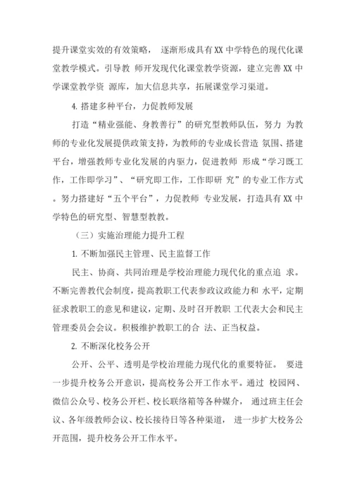 中学学校综合、专项发展规划.docx