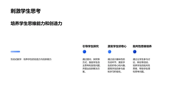 提升课堂互动教学PPT模板