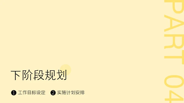 黄色简约风高级感年中述职汇报PPT模板