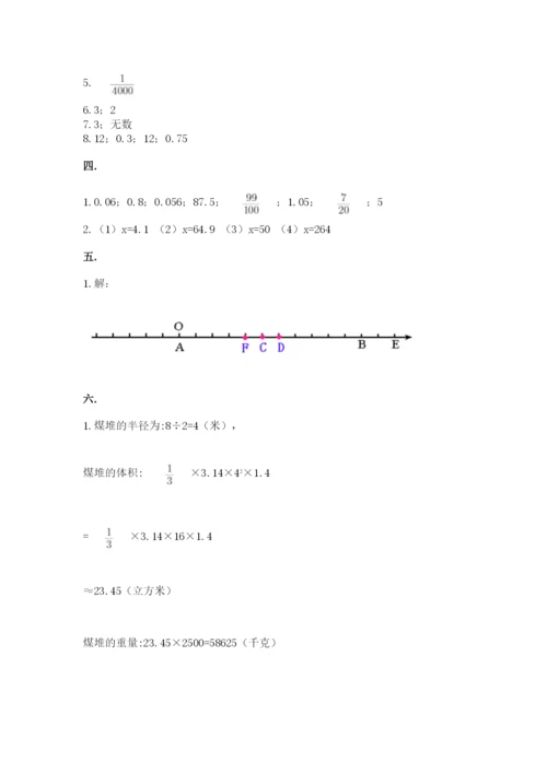 成都外国语学校小升初数学试卷精品带答案.docx