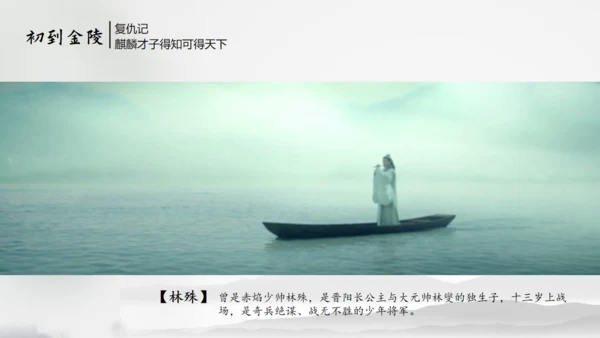 电视剧《琅琊榜》作品介绍通用PPT模板