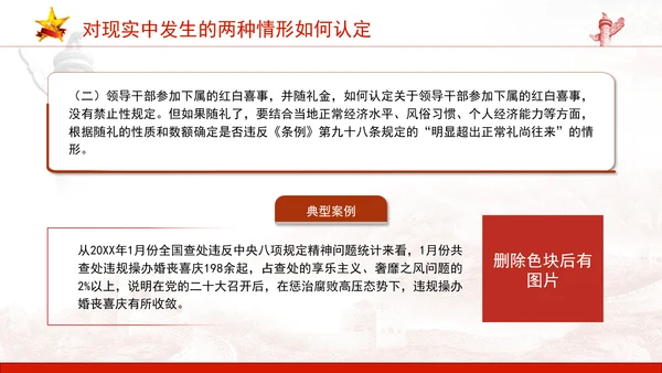 中央八项系列党课之违规操办婚丧喜庆专题解读PPT课件