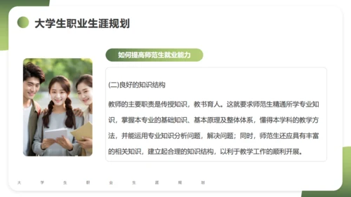 大学生职业生涯规划通用PPT课件模版