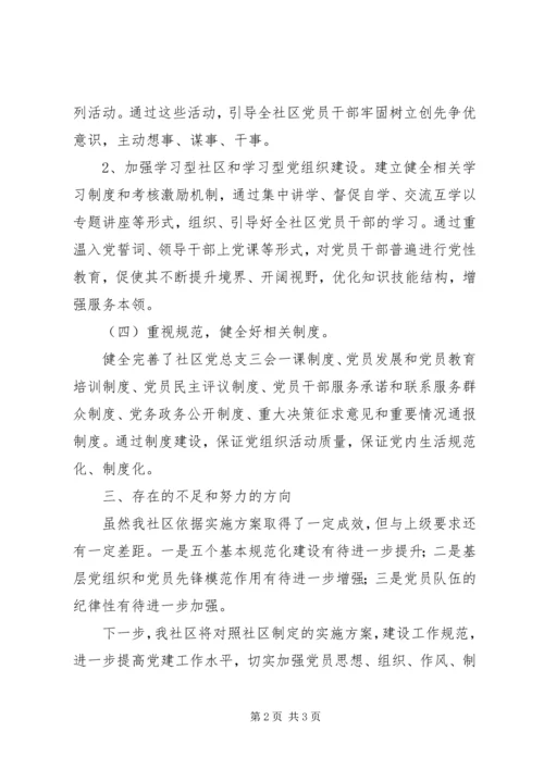 社区党组织组织文化建设自查报告 (3).docx