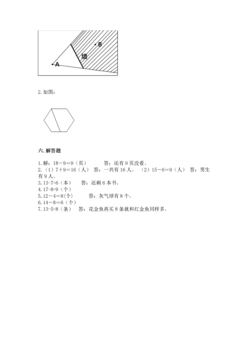 人教版一年级下册数学期中测试卷【学生专用】.docx
