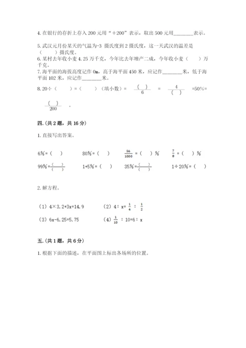 小学六年级数学摸底考试题附参考答案（培优a卷）.docx