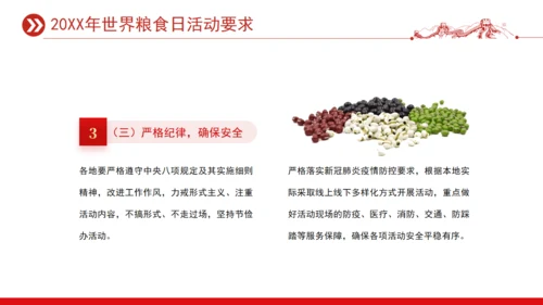 世界粮食日宣传介绍通用PPT课件模板