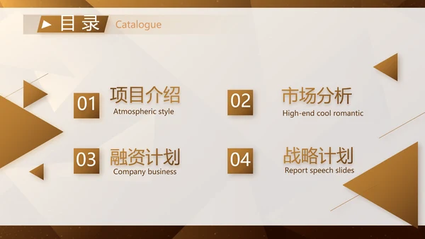 高端霸气创业融资计划书商业计划书动态PPT模板