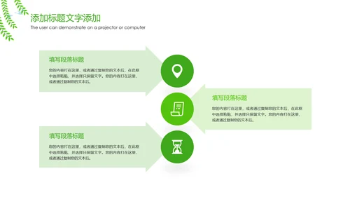 绿色唯美新农村建设魅力乡村旅游文化宣传介绍PPT模板