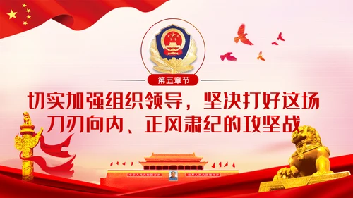 全国政法队伍教育整顿解读公安反腐党课