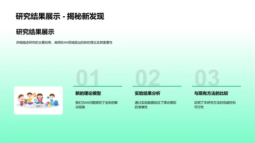 硕士答辩精要PPT模板