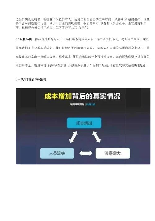 一线生产主管180天管理地图