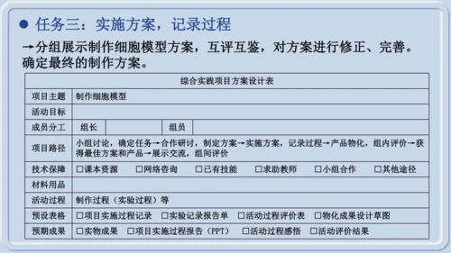 综合实践项目1制作细胞模型（课件）（人教版2024）-【跨学科实践】七年级生物上册跨学科实践备课包（