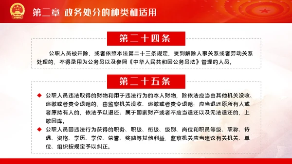 公职人员处分法通用PPT模板
