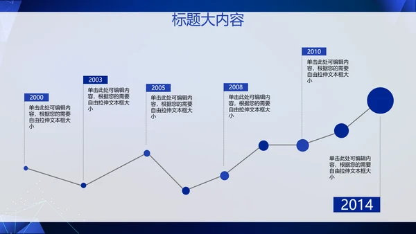 蓝色科技网络信息软件科技商务动态PPT