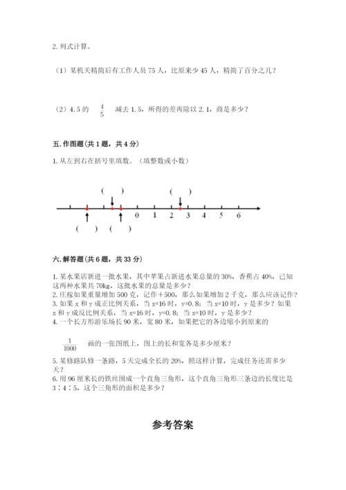 小升初六年级期末测试卷（基础题）.docx