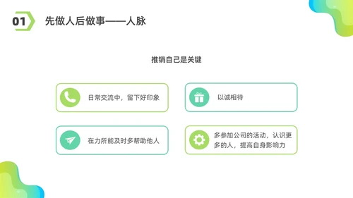 彩色水彩简约商务优秀员工分享企业培训PPT课件经验分享