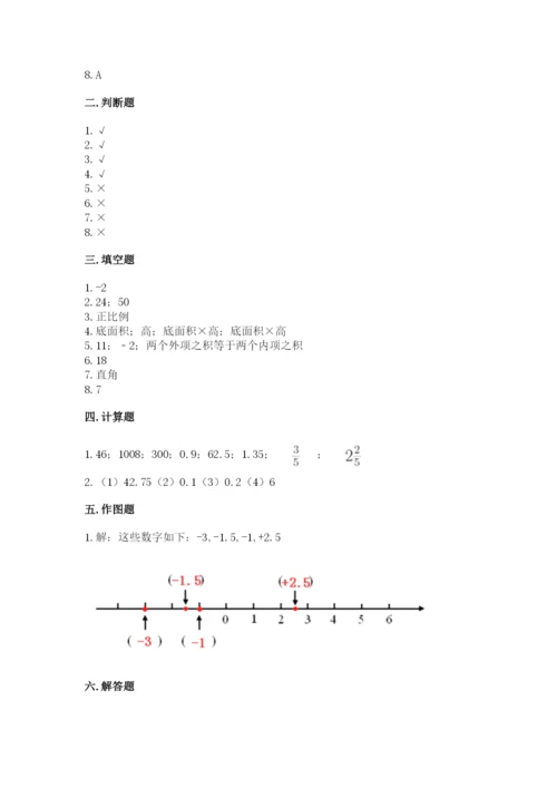 小升初六年级期末试卷精品【必刷】.docx