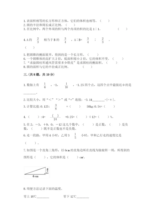 浙教版数学小升初模拟试卷及参考答案（能力提升）.docx