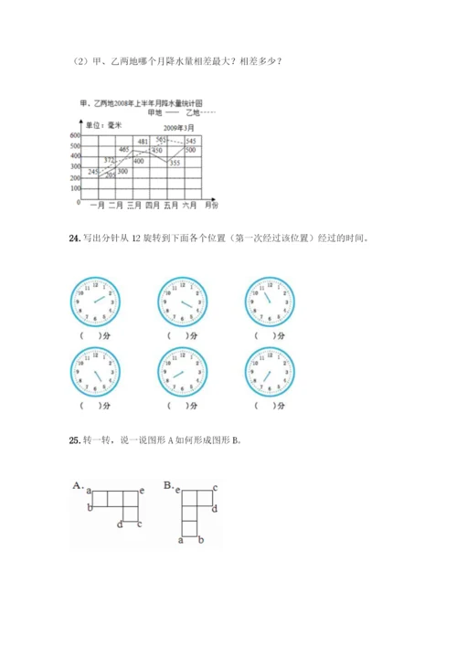 人教版五年级下册数学应用题专项练习精品(黄金题型).docx