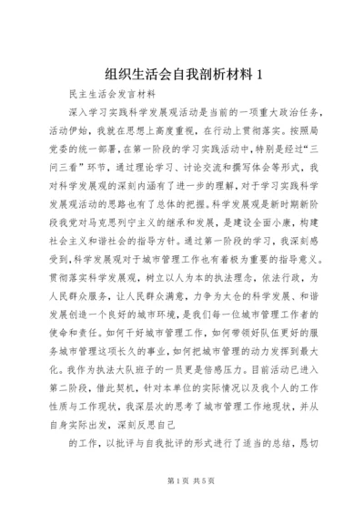 组织生活会自我剖析材料1 (4).docx