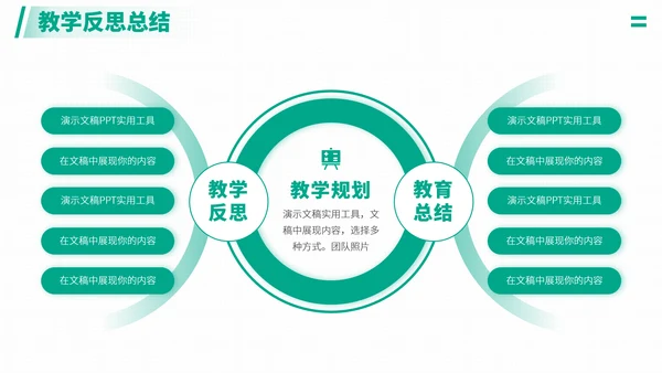 青绿色简约风教育课件教学说课开学公开课微课比赛讲课大赛汇报述职PPT模板