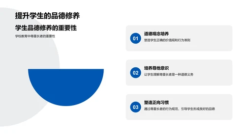 重阳节与尊老教育实践PPT模板