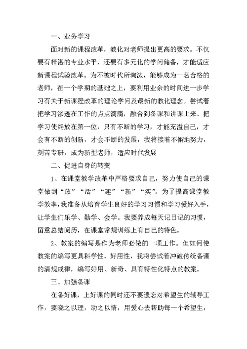 物理教师学期工作计划五篇