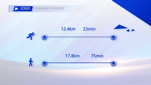 蓝色大气项目进度汇报介绍工作总结PPT