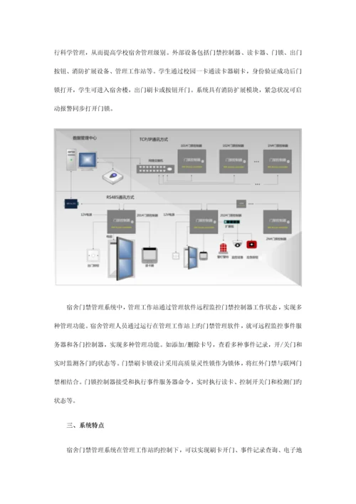 数字化校园宿舍门禁管理系统解决方案.docx