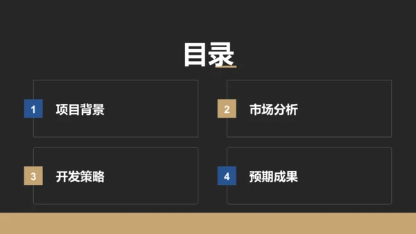 黑色商务风房地产项目启动汇报PPT模板