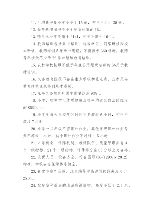 义务教育均衡发展知识试题及答案.docx