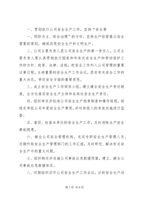 企业负责人安全责任书.docx
