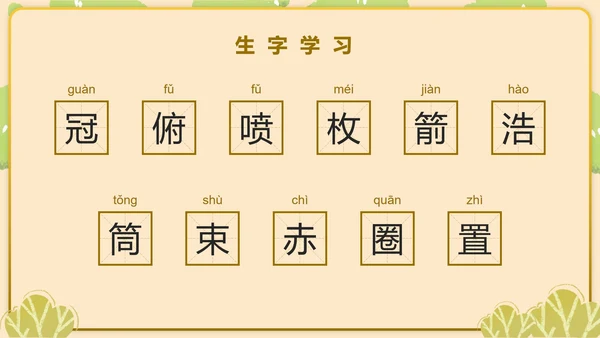 部编版五年级上第七课什么比烈豹的速度更快PPT模板