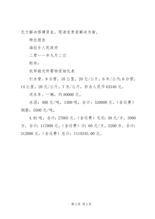 学校饮水工程的报告.docx