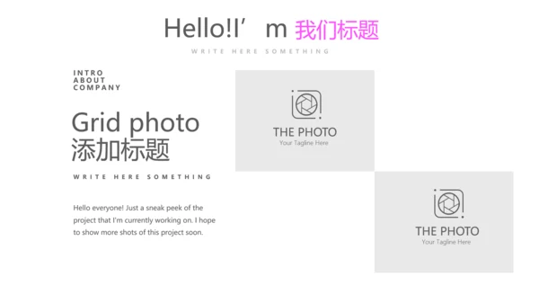 炫彩时尚公司产品介绍宣传通用PPT动态模板