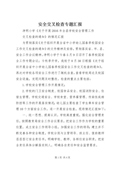 安全交叉检查专题汇报 (4).docx