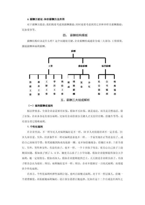 企业激励性薪酬方案设计指南讲义及答案模板.docx