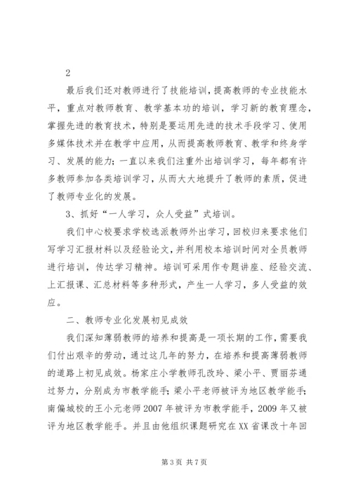同家庄中心卫生院工作汇报 (4).docx