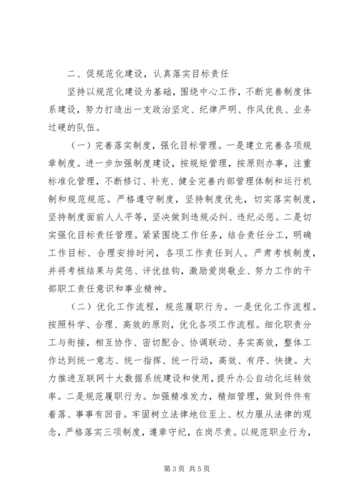 作风建设促规范化建设履职能力.docx