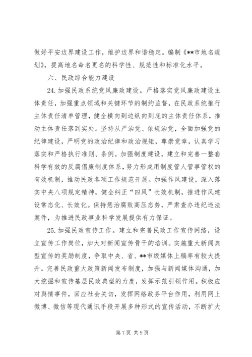 全市民政工作要点范文.docx