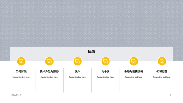 黄色商务风企业投资项目计划书PPT模板