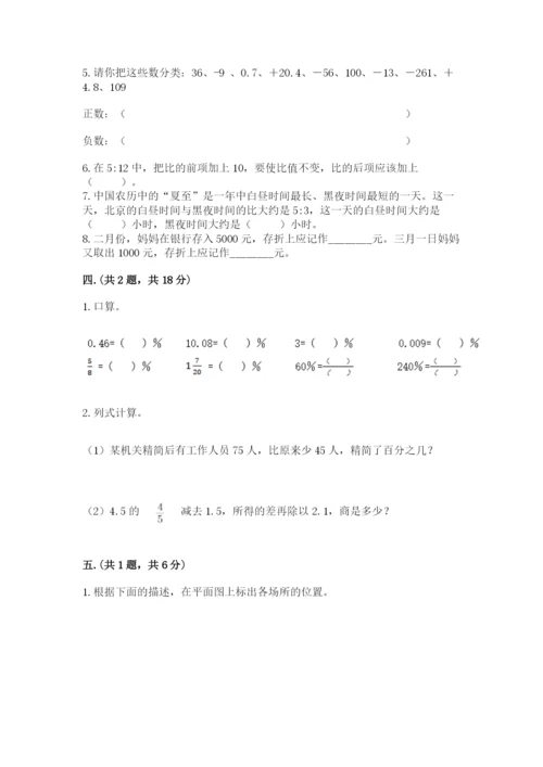 苏教版数学小升初模拟试卷往年题考.docx