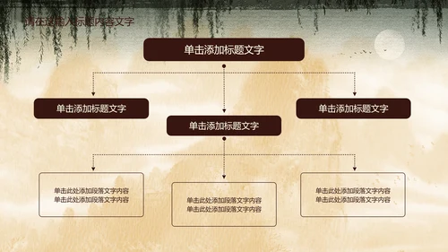 创意中国风孔雀ppt动态模板