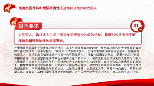 共青团成立100周年大会讲话改革团委PPT