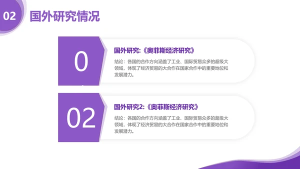 简约风紫色经管专业毕业答辩PPT